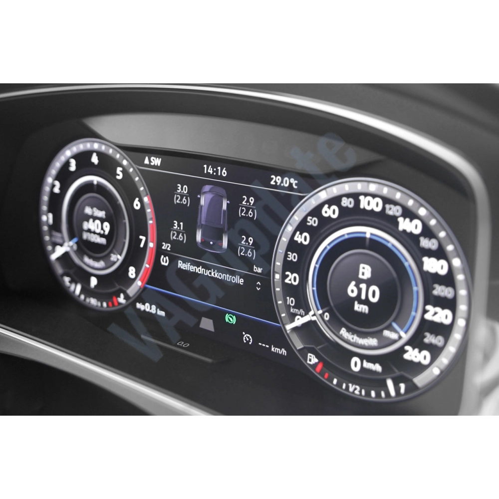 VW Arteon 3H için Lastik Basıncı İzleme Sistemi (TPMS)