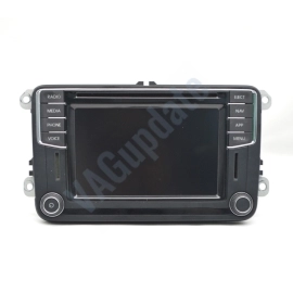 VW PQ Display and Control Panel with Touchscreen Radio, SD Card Reader, CD Drive, Bluetooh, WLAN, AppConnect and Navigation 5C0035682G