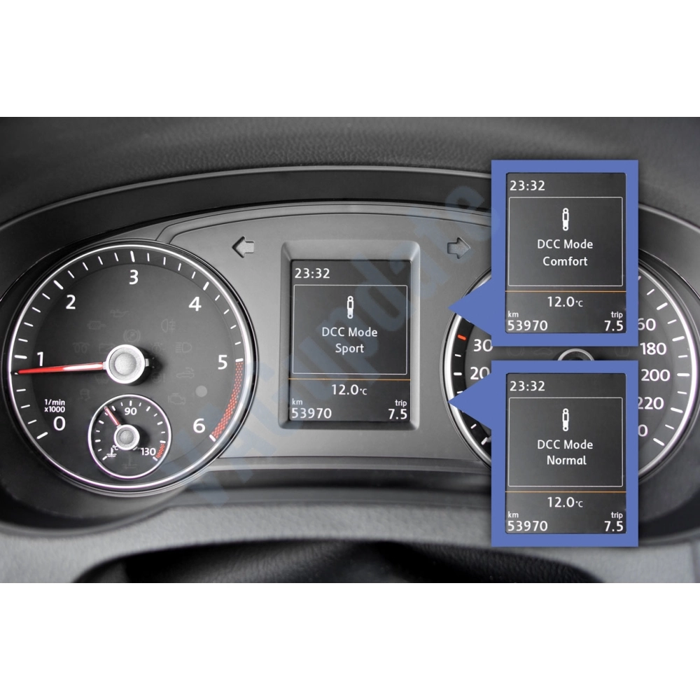 Cable set electronic damper control DCC for VW, Seat