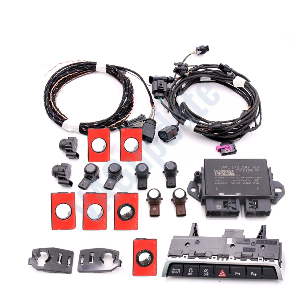 Audi A3 8Y Park Pilot 4K to 12K PLA PDC Parking Assist Retrofit Kit