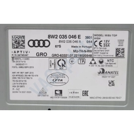 Audi Navigation Multimedia Control Unit MIB3 A4 A5 8W Facelift 8W2035046E