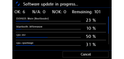 How to update firmware if it is not allowed to do or if you want to update all modules completely?
